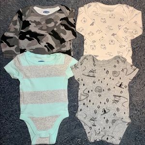 Baby boy bodysuit lot